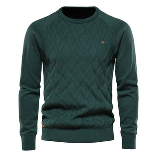 Theodor | Herrenpullover mit Rautenmuster