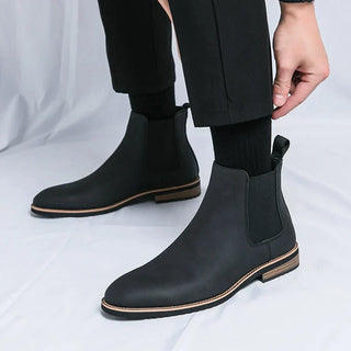 Kayden™ | Leder Chelsea-Stiefel | Handgefertigte Schuhe