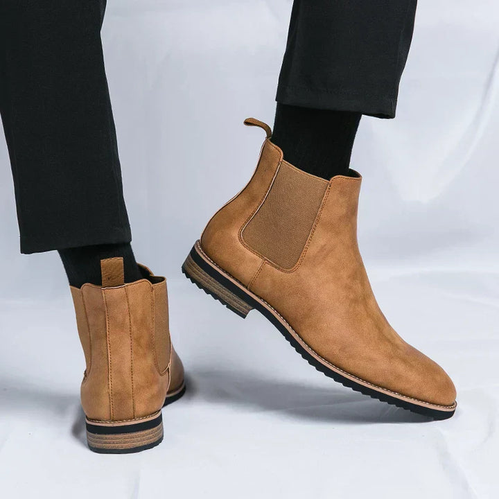 Kayden™ | Leder Chelsea-Stiefel | Handgefertigte Schuhe