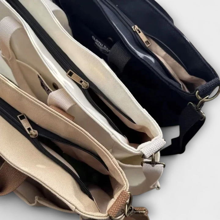 Olivia - Minimalistische Canvas-Tasche