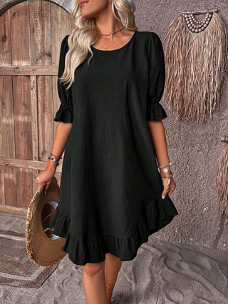 Isholde | Kleid mit halben Ärmeln