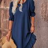 Isholde | Kleid mit halben Ärmeln