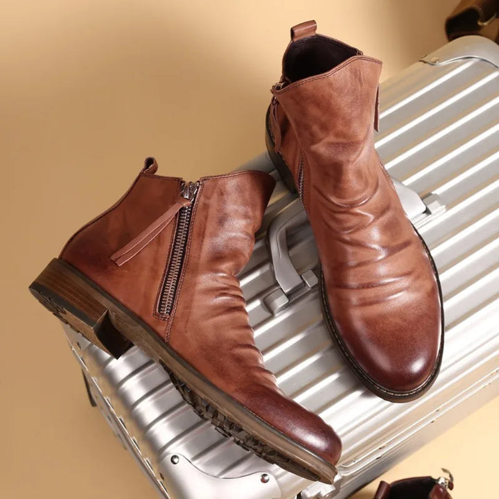 Owens™ | Leder Chelsea Boots | Handgefertigte Schuhe