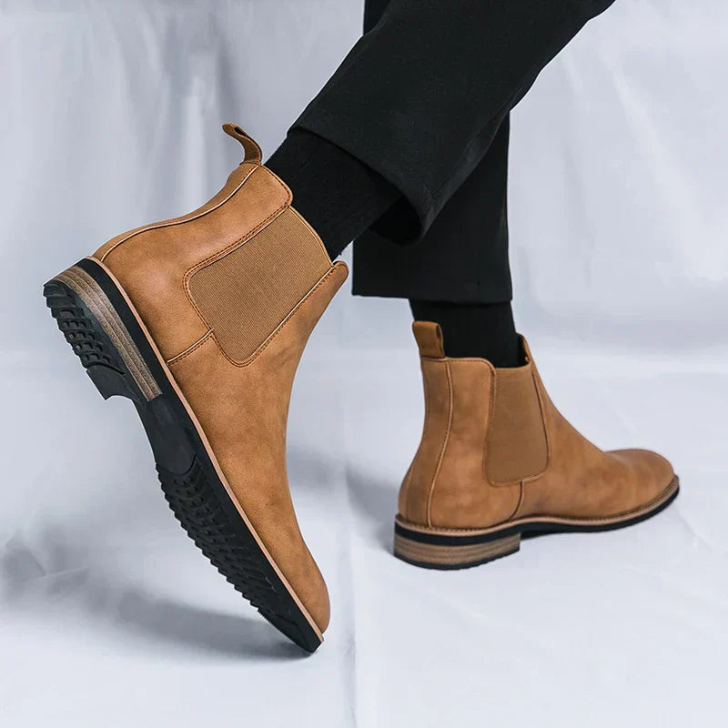 Kayden™ | Leder Chelsea-Stiefel | Handgefertigte Schuhe
