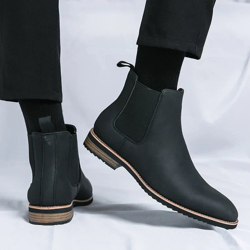 Kayden™ | Leder Chelsea-Stiefel | Handgefertigte Schuhe