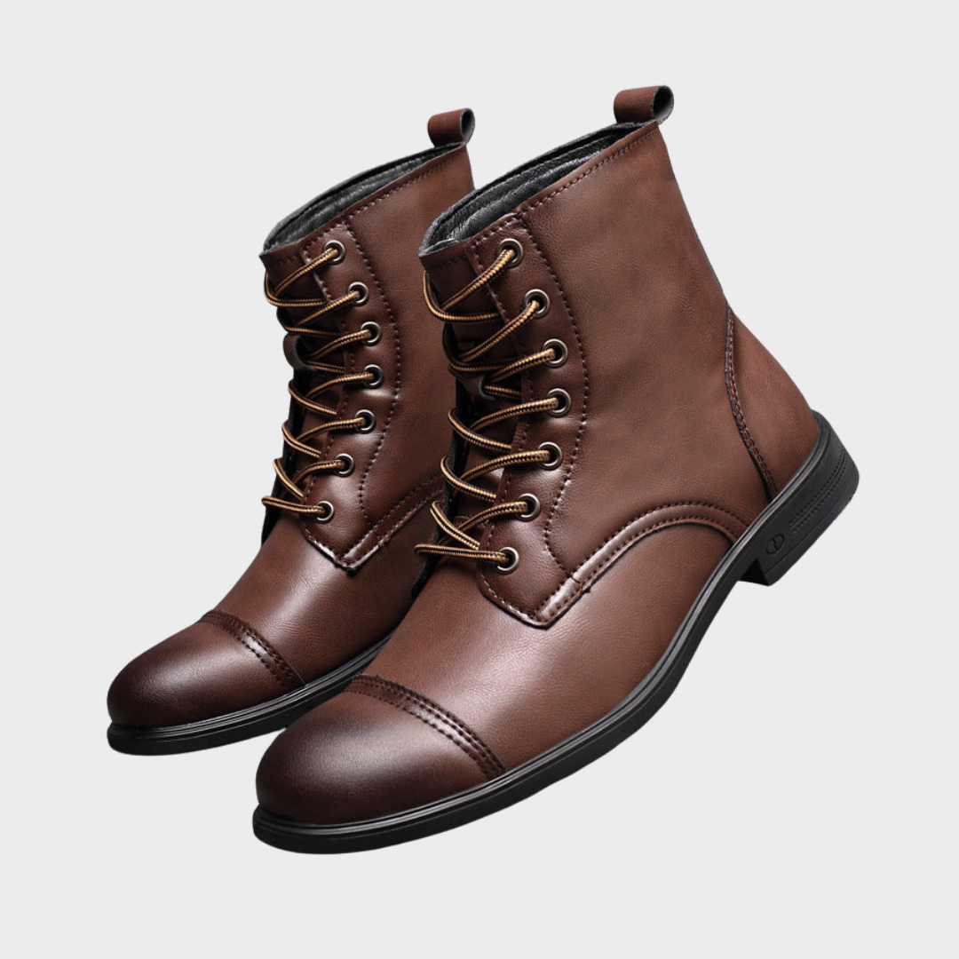 Morgan | Kunstleder Stiefeletten | Handgefertigte Schuhe