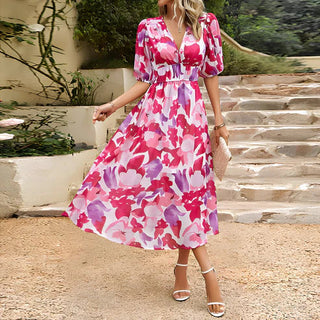 Everley | Vintage Lantern Sleeve Dress