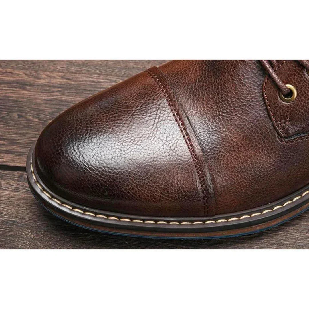 Dawson™ | Leder Oxford Stiefel | Handgefertigte Schuhe