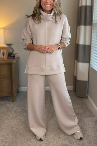 Quinn – Lässiges Turtleneck-Zweiteiler-Set