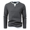 Alwin | Premium Langarmshirt aus gekämmter Baumwolle