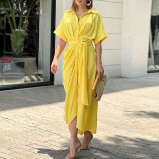 Ferne | Rüschensaum-Kleid