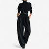 Doris - Hochkragen-Jumpsuit