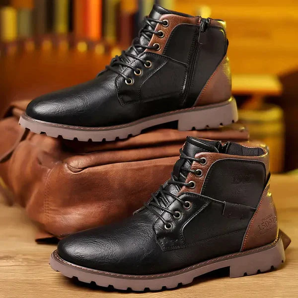 Jethro | Strapazierfähige Schnürstiefel | Handgefertigte Schuhe