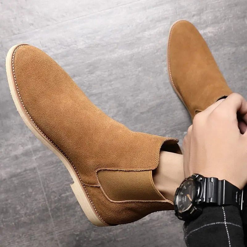 Bradley | Wildleder Chelsea Boots | Handgefertigte Schuhe