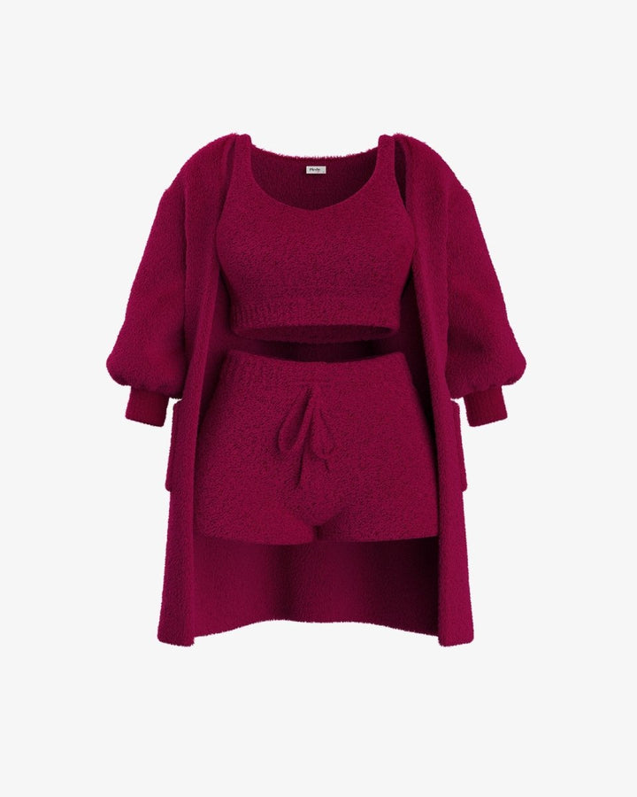 Tallulah – Bouclé Strick Pyjama Set
