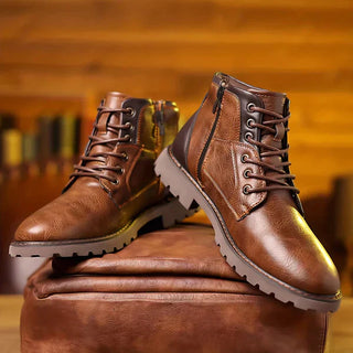 Jethro | Strapazierfähige Schnürstiefel | Handgefertigte Schuhe