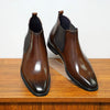 Blake™ | Veredelte Leder Chelsea-Stiefel | Handgefertigte Schuhe