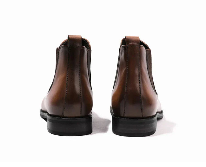 Blake™ | Veredelte Leder Chelsea-Stiefel | Handgefertigte Schuhe